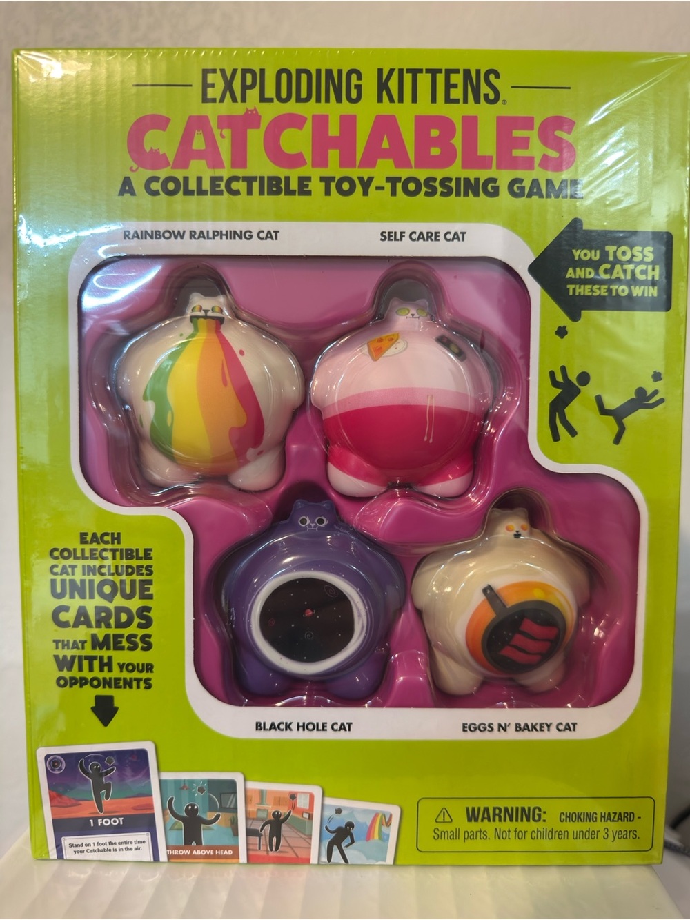 Exploding Kittens Catchables Collectible Toy Set - Multicolor